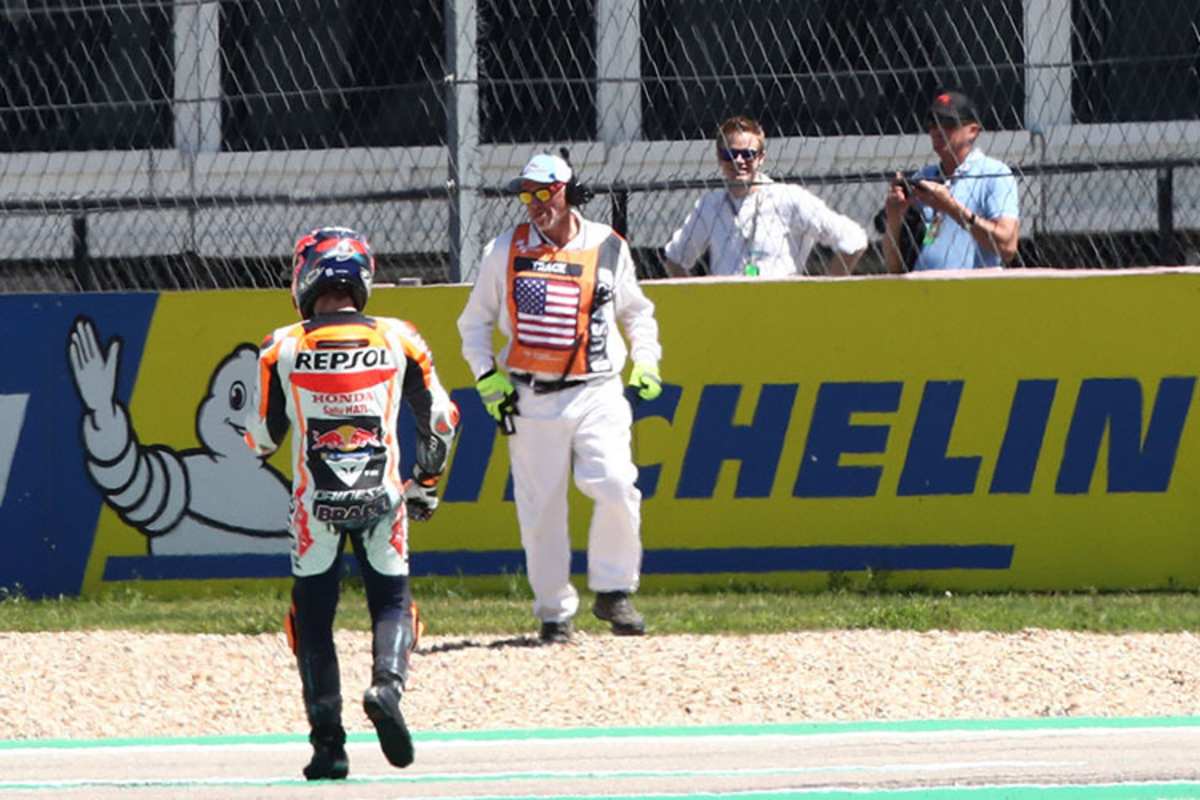 Vorletzte Runde: Stefan Bradl wurde zum Spaziergänger