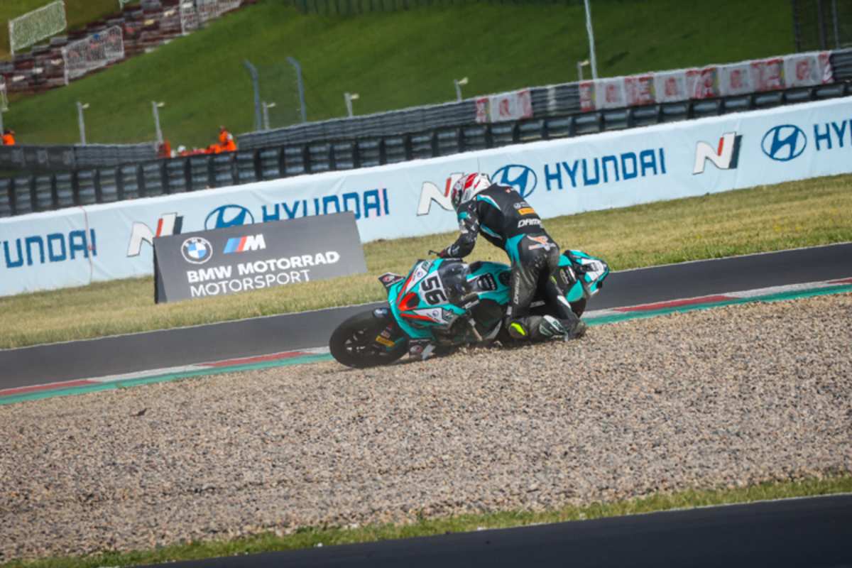 Finsterbusch-Crash bei IDM Most 2023