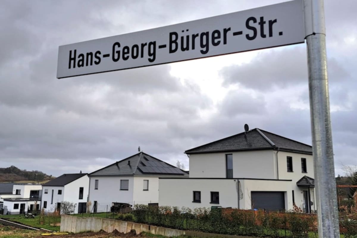 Erinnerung und Würdigung zugleich: Seit 2025 gibt es in Welschbillig eine nach Bürger benannte Straße