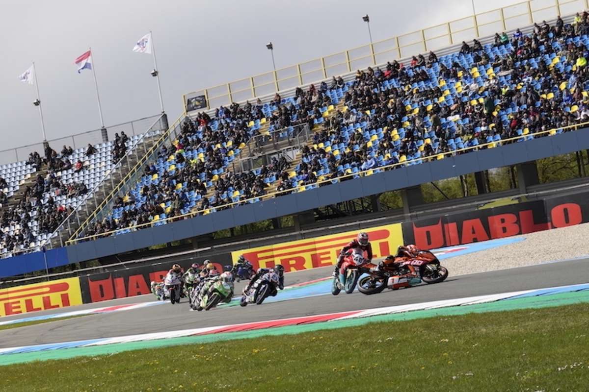 Der Sturz von Jeffrey Buis in Assen