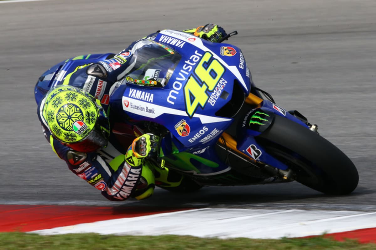 Valentino Rossi musste sich mit Platz 4 der Zeitenliste abfinden