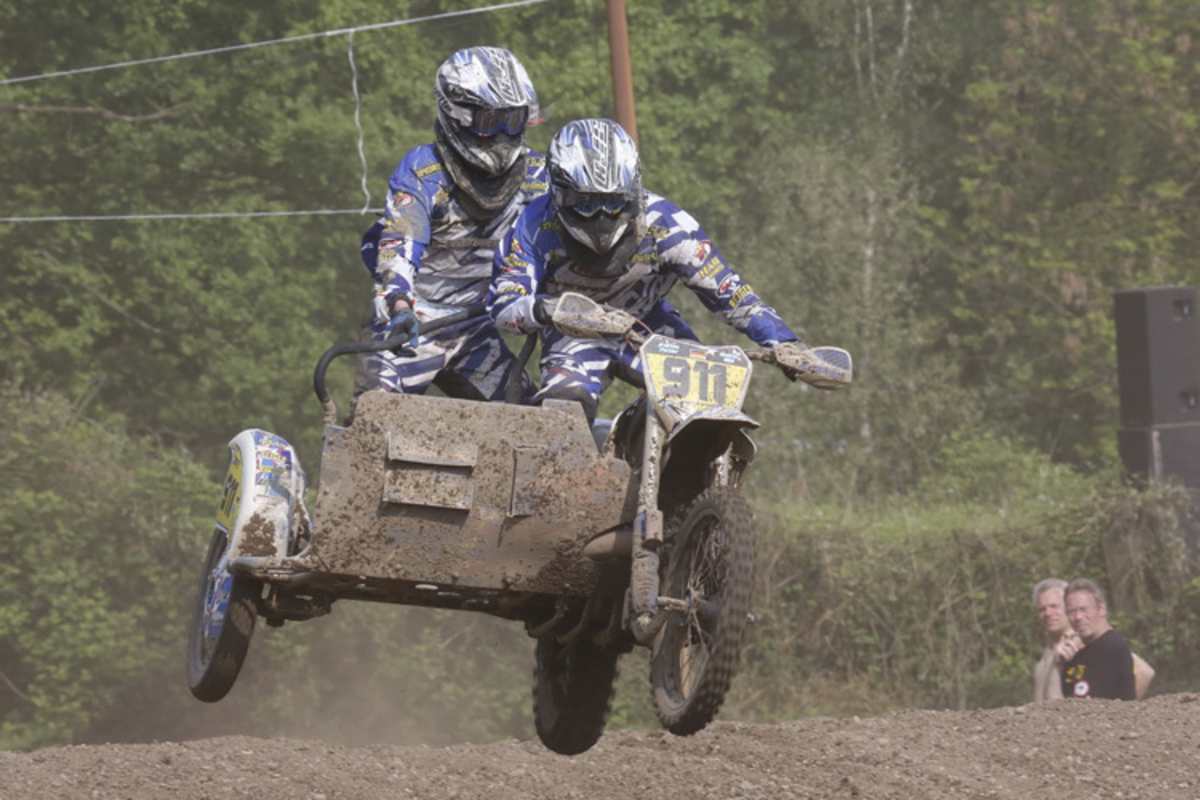 Starker Nachwuchs: Adrian Peter mit Robin Ohl