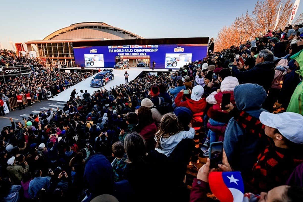 Start der Rallye Chile in Los Angeles Chile