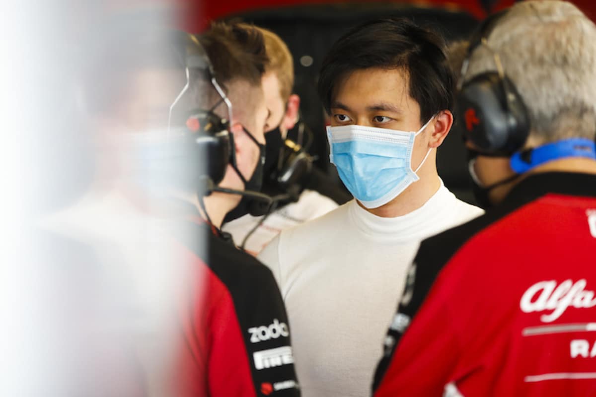 Alfa Romeo-Neuling Guanyu Zhou