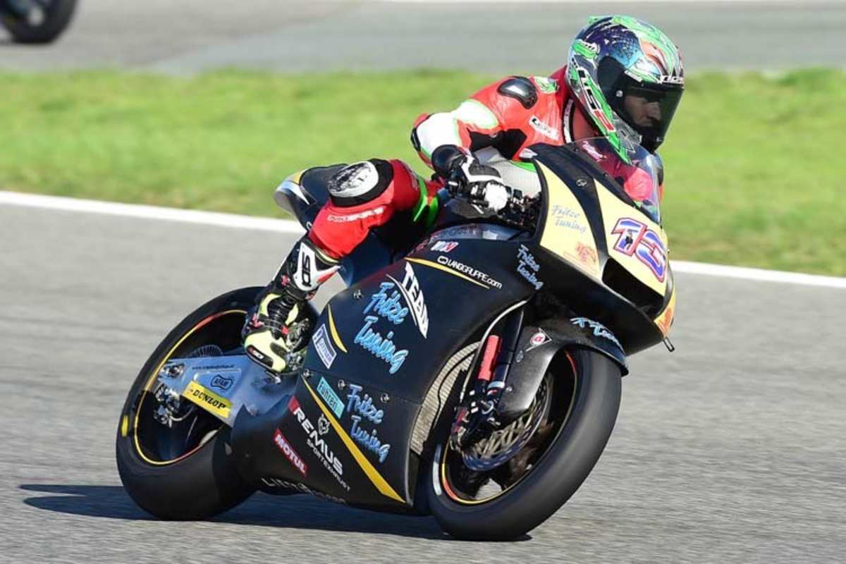 Haudegen Anthony West trat in der Moto2-EM an