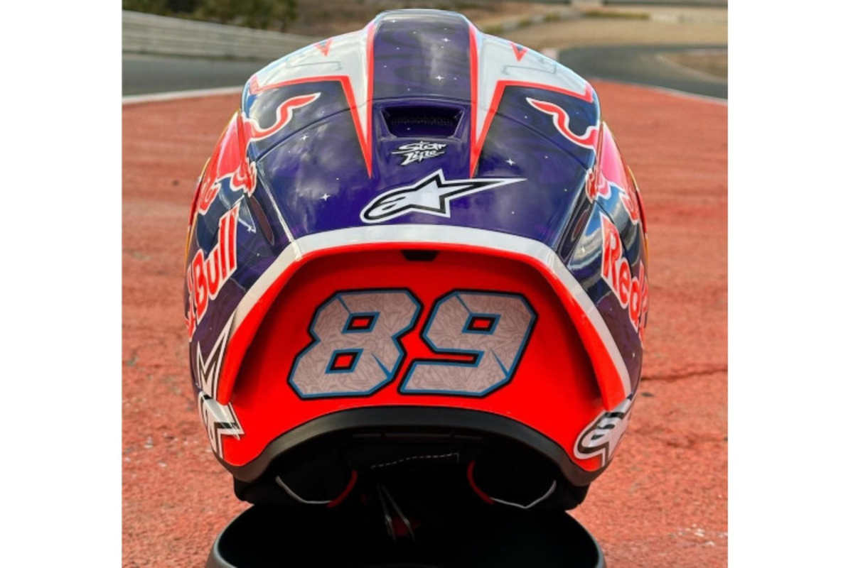 Die Hinterseite mit Martins Startnummer 89