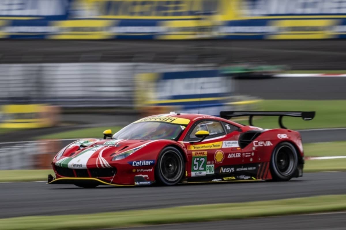 Einer der Pro-Ferrari 488 GTE Evo von AF Corse