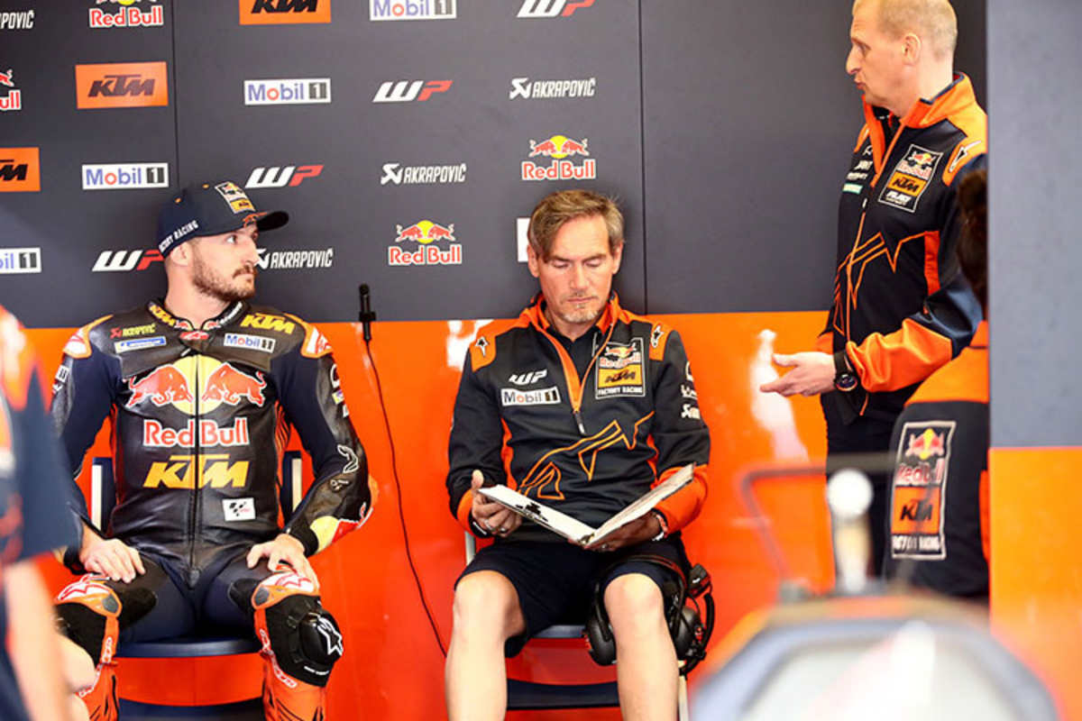 Jack Miller, Crew-Chief Pupulin und Aki Ajo