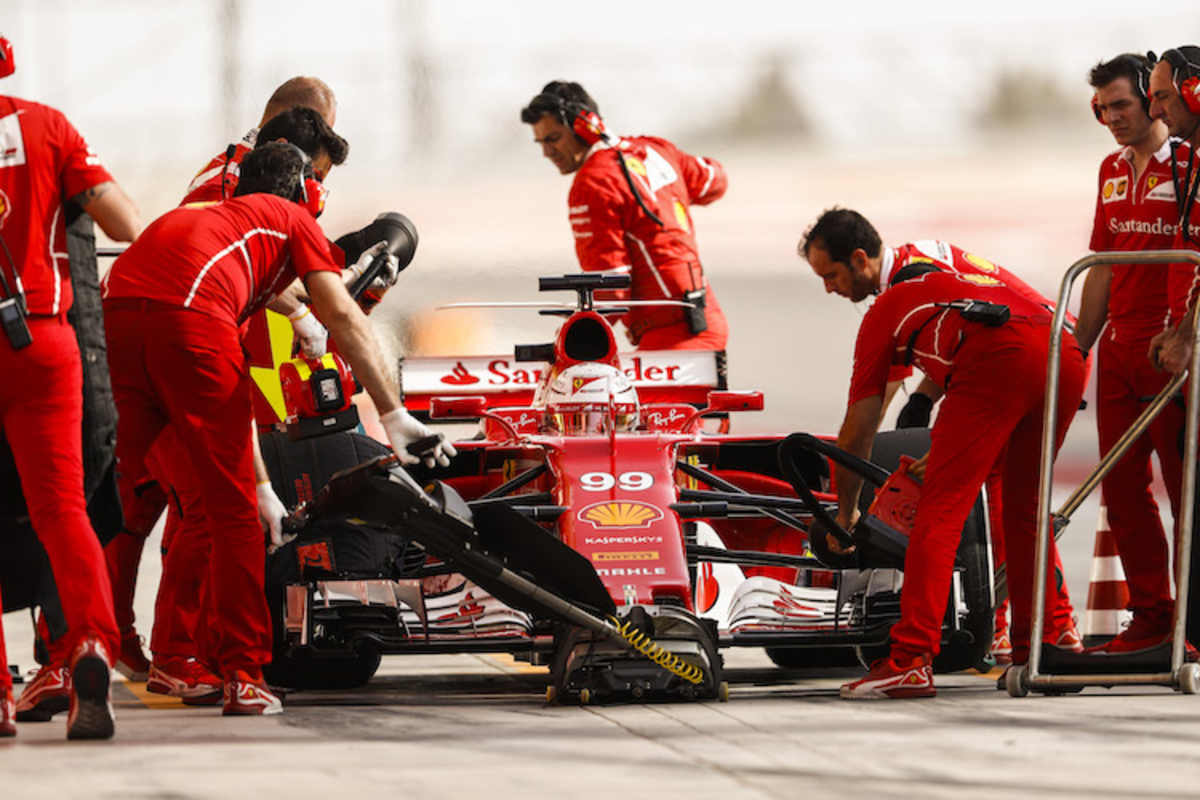Antonio Giovinazzi im Ferrari