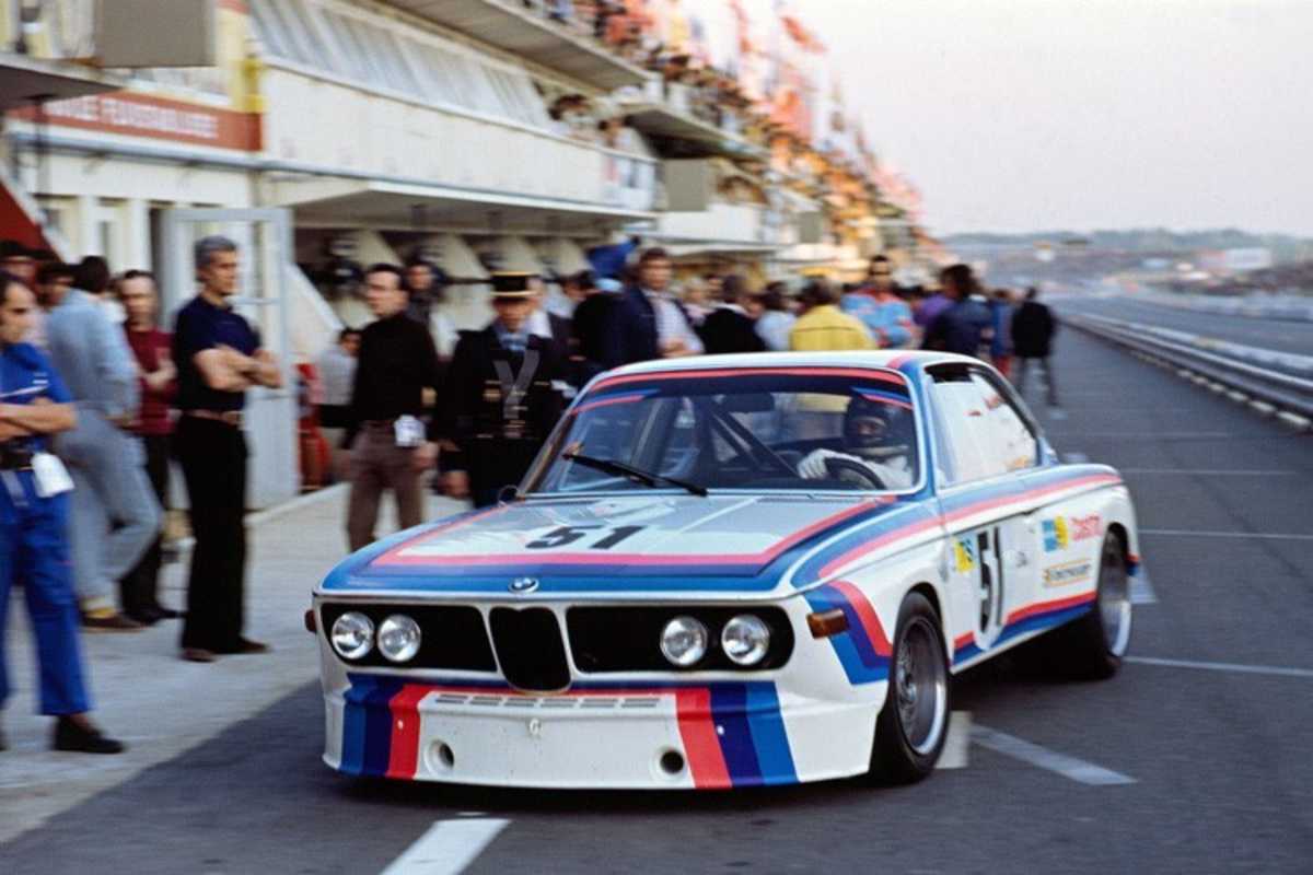Dieter Quester führt diesen BMW 3,0 CSL aus