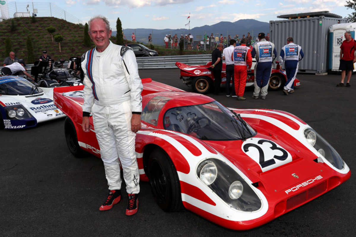 Dr. Helmut Marko gab im Rahmen der Legends Parade Gas