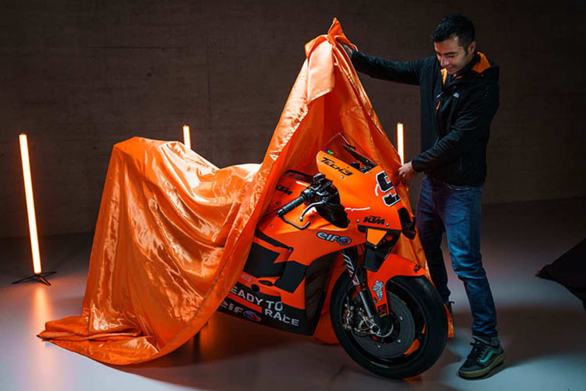 Danilo Petrucci mit seiner neuen KTM RC16