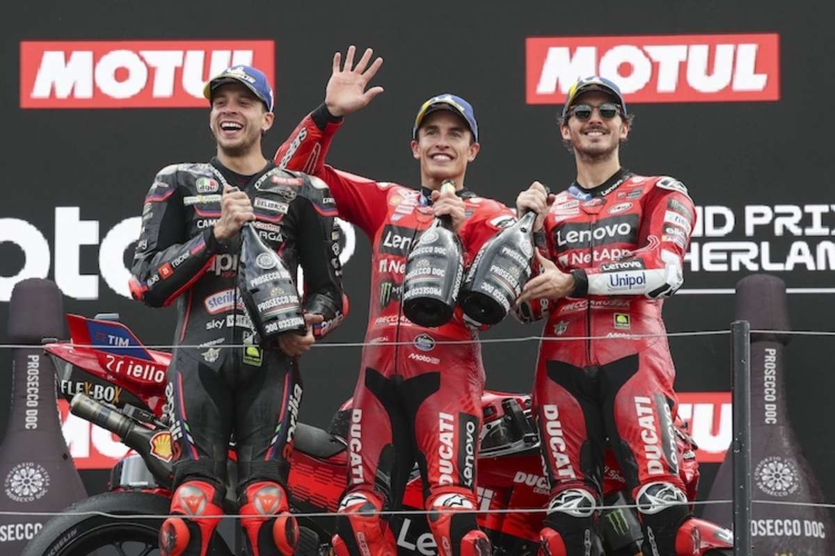 Marco Bezzecchi, Marc Márquez, Pecco Bagnaia