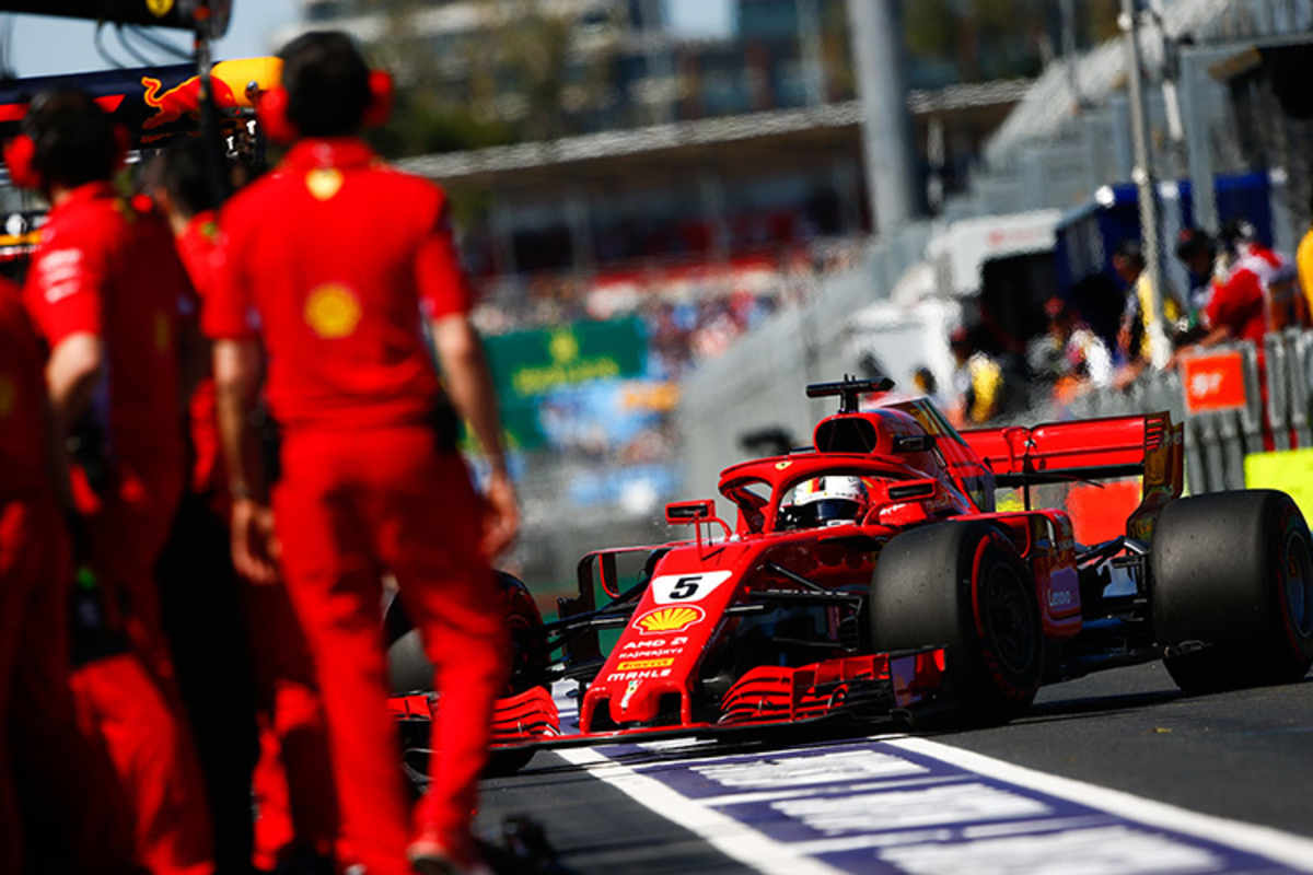 Sebastian Vettel im Ferrari