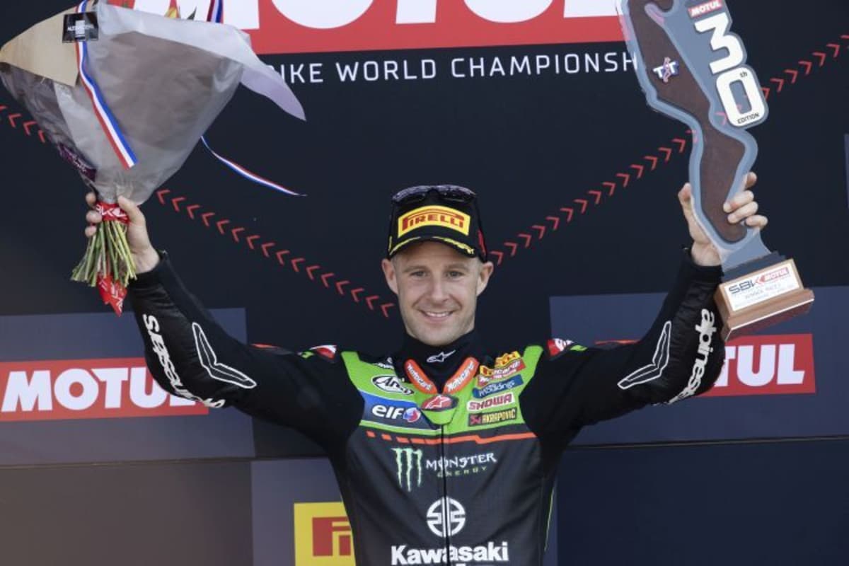 Sieger des 1. Rennens: Jonathan Rea