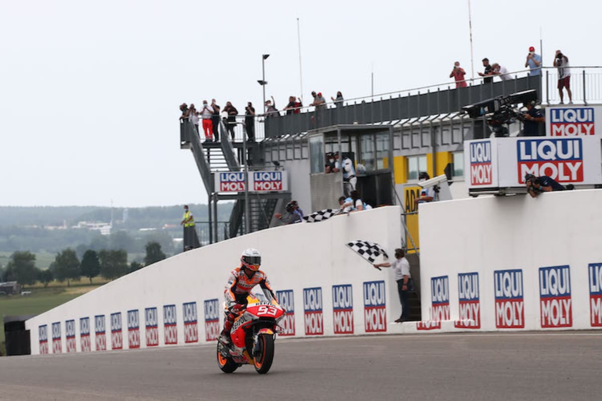Marc Márquez gewinnt das Rennen
