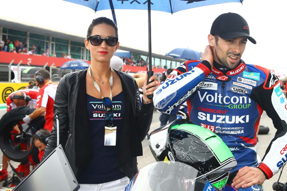 Eugene Laverty mit seiner Verlobten Pippa Morson