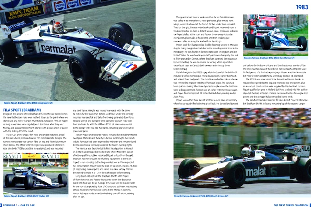 Brabham-Star Nelson Piquet holte in den 80ern zwei Titel