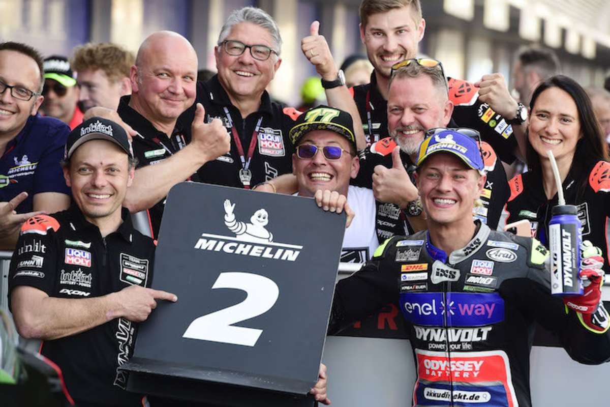 Dominique Aegerter wurde Zweiter