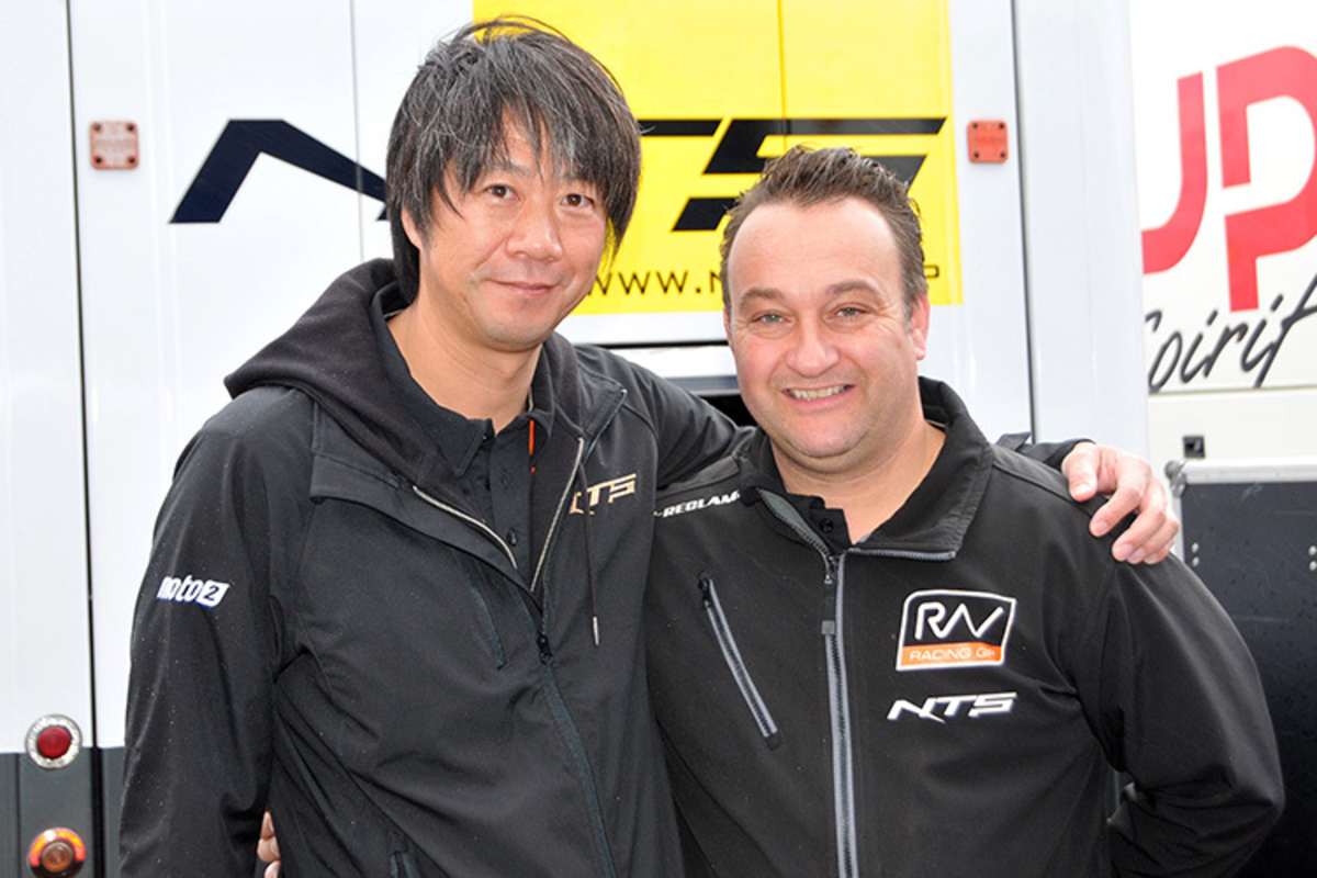 NTS-Chef Masahiro Namatame 2018 mit Jarno Janssen