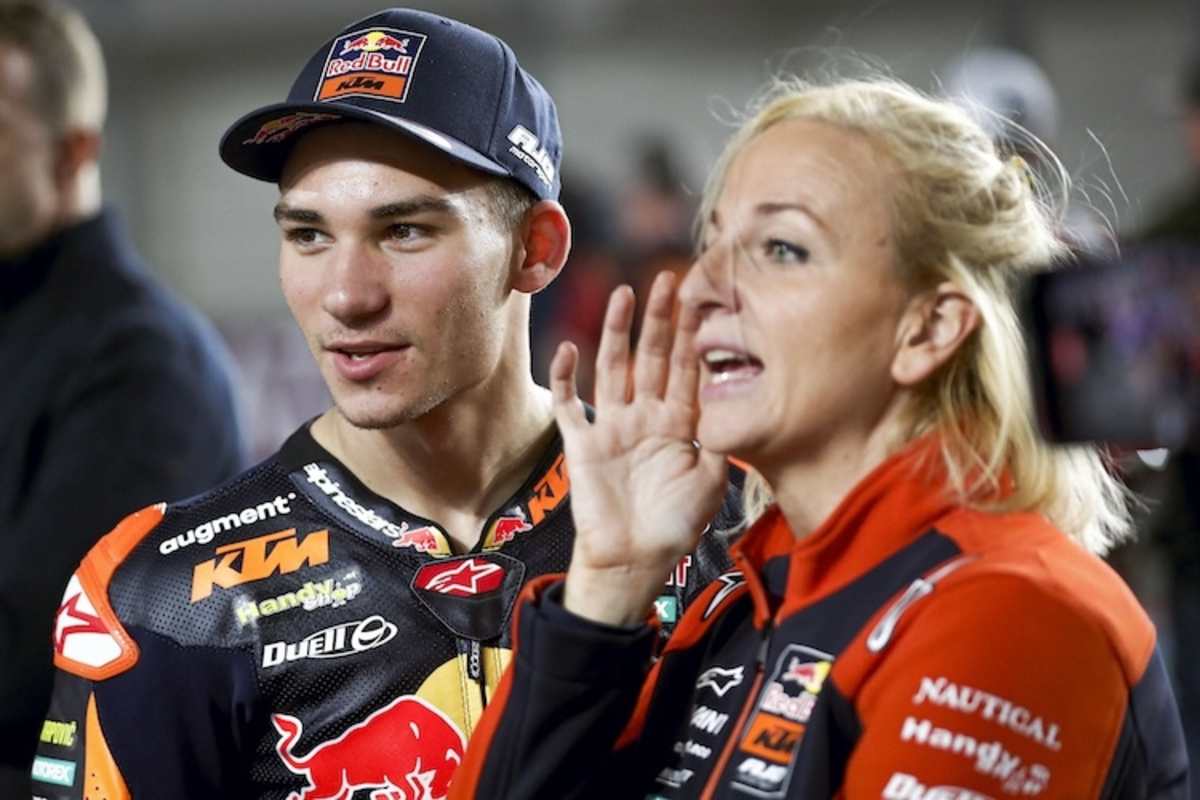 Kam ebenfalls aus der Moto3 in die nächste Liga: Deniz Öncü blieb bei Aki Ajo und fährt jetzt eine Kalex. Einen Punkt gab es bei der Premiere