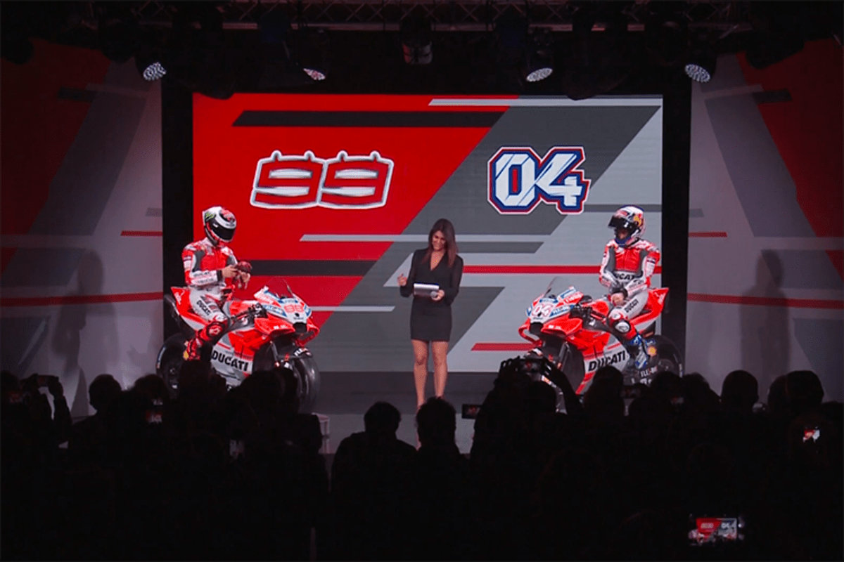 Die Ducati-Teampräsentation in Bologna