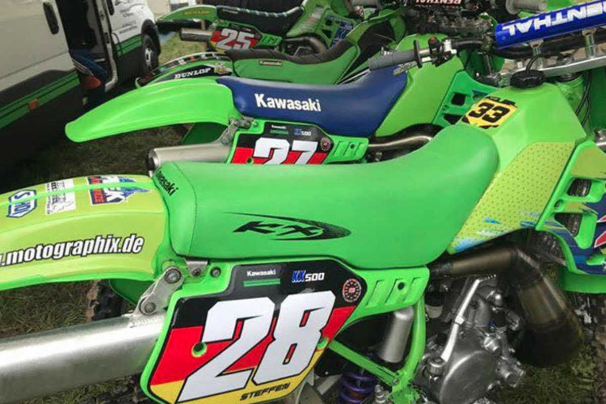 Die Zweitakt-Bikes des deutschen Teams