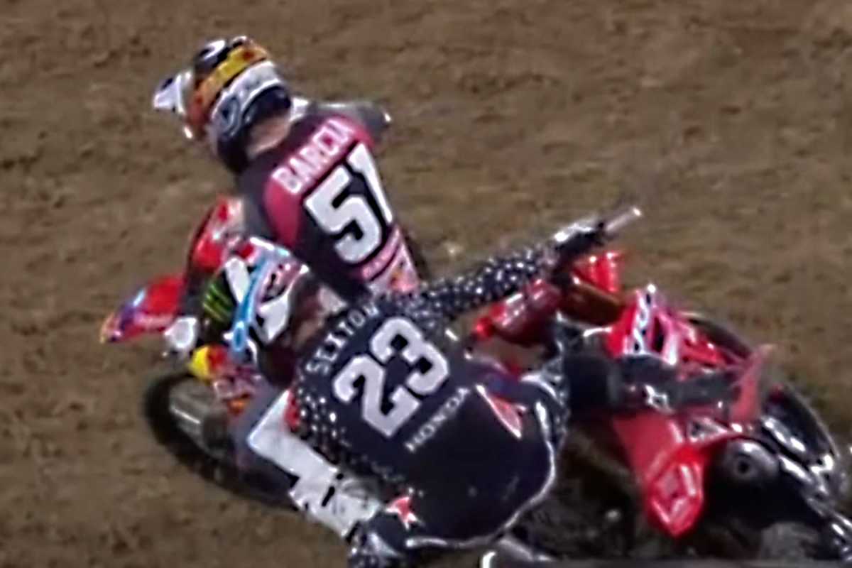 Barcia holt Sexton im Finale vom Motorrad