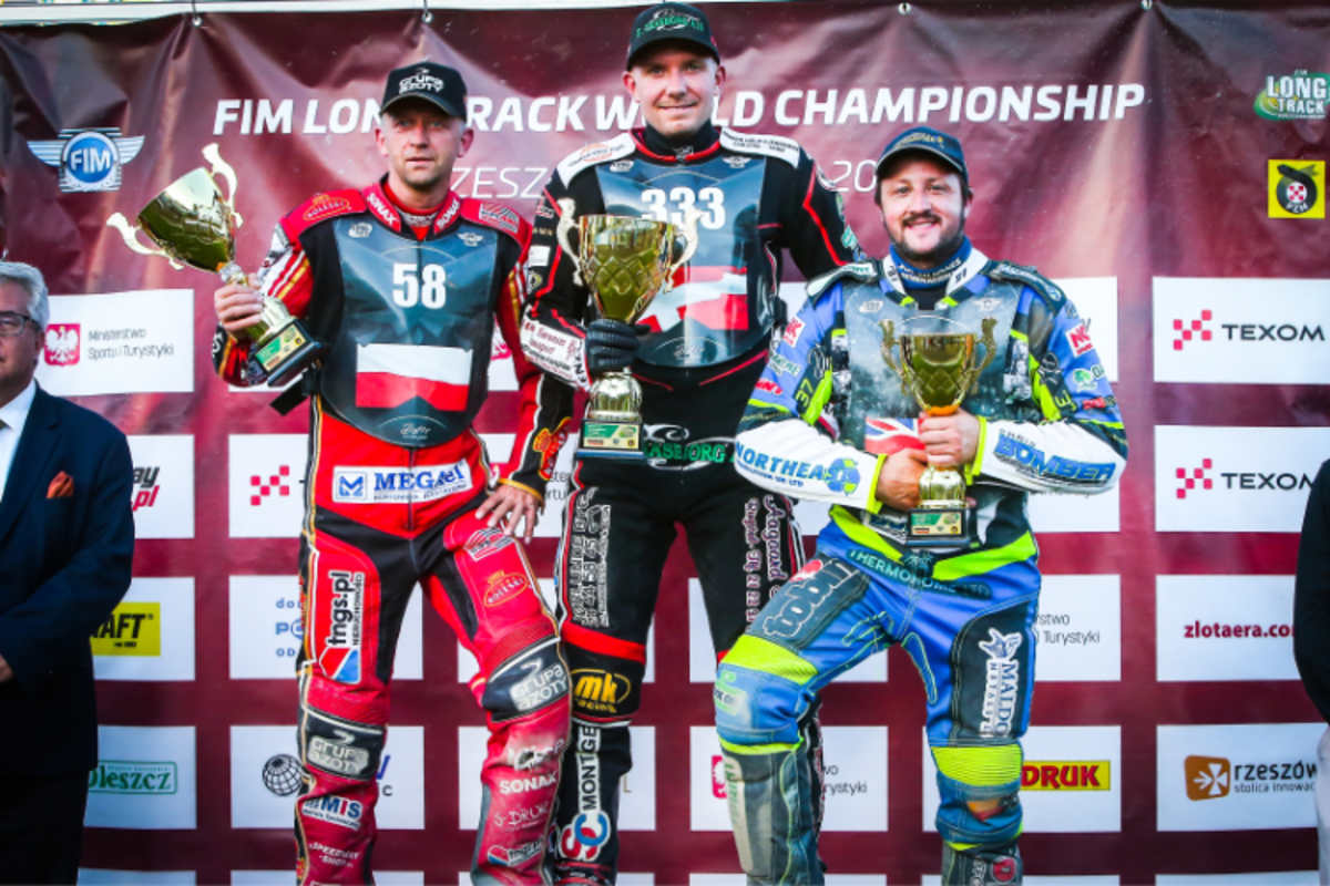 Die Top-3 von Rzeszow: Stanislaw Burza, Kenneth Hansen und Chris Harris