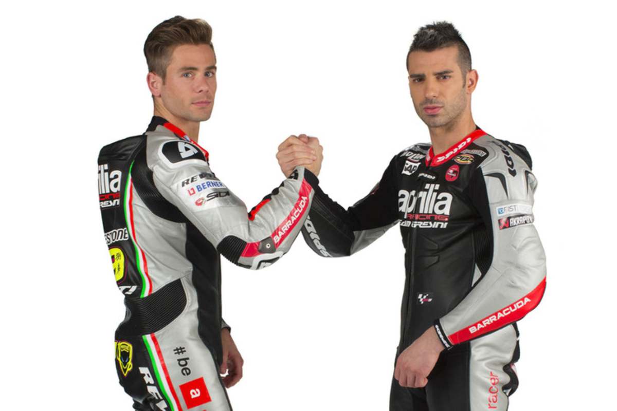 Alvaro Bautista und Marco Melandri