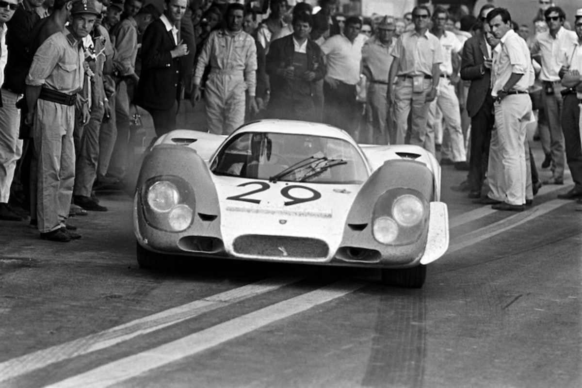 Erster Sieg: Der 917 von Ahrens/Siffert 1969 nach Boxenstop am Ö-Ring