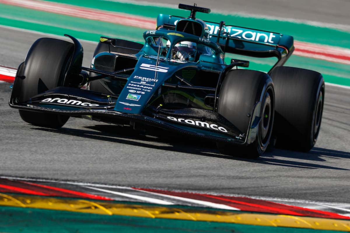 Sebastian Vettel im Aston Martin