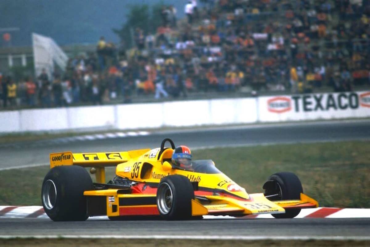 Schlitzohr Hans Heyer 1977 in Hockenheim