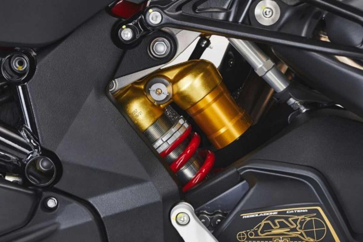 Konventionell in Zugstufe und High-/Lowspeed-Druckstufe einstellbares Federbein von Sachs