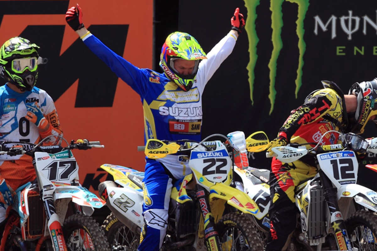 Kevin Strijbos auf der Suzuki RM-Z450WS