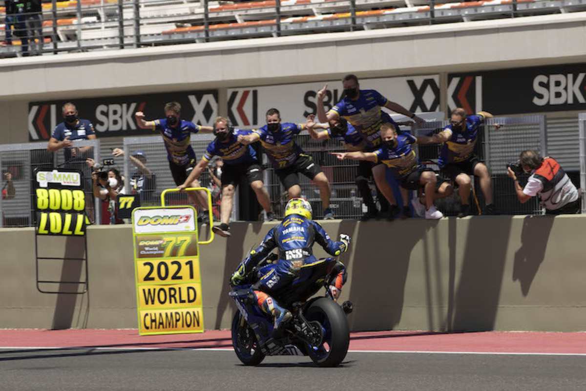 Domi Aegerter auf dem Weg zum WM-Titel 2021