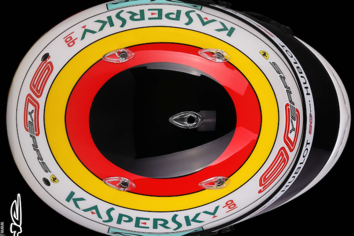 Der neue Helm von oben