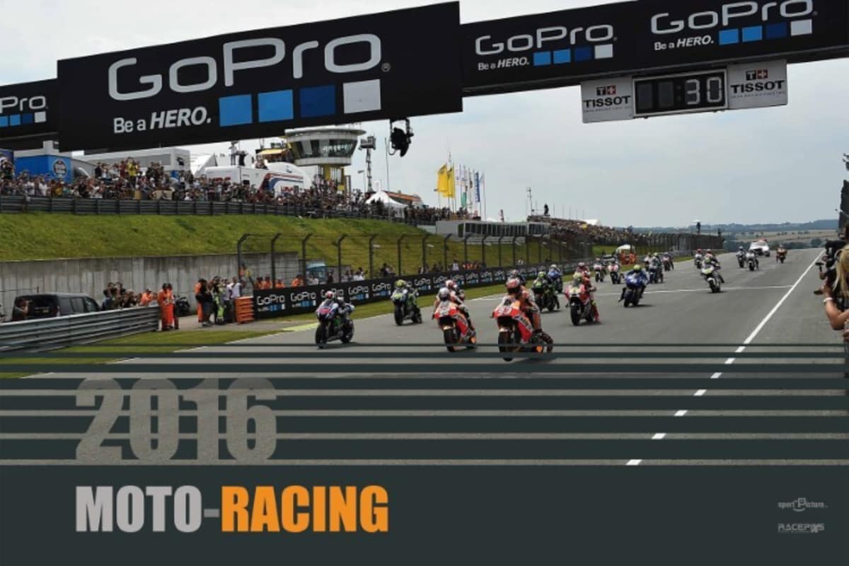 Der «2016 Moto Racing»-Kalender von Fritz Glänzel
