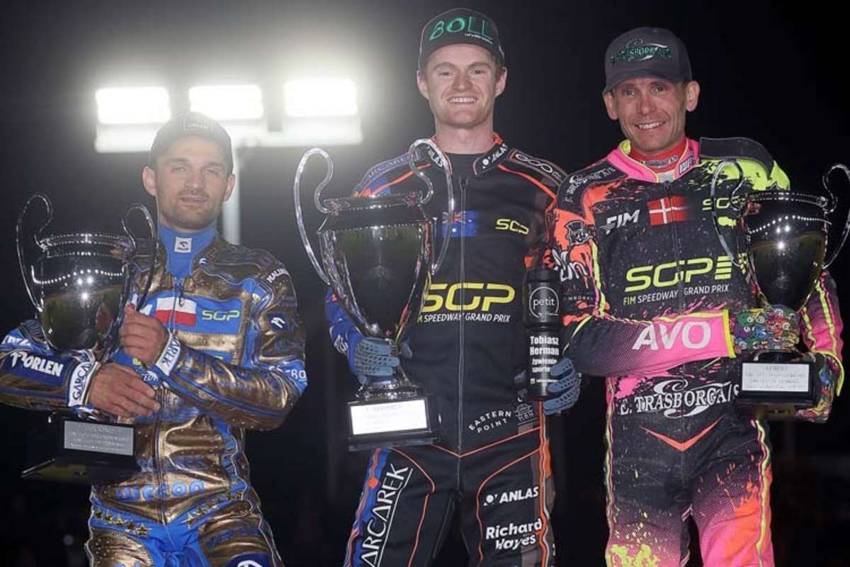 Podium Vojens: Zmarzlik, Kurtz, Jensen