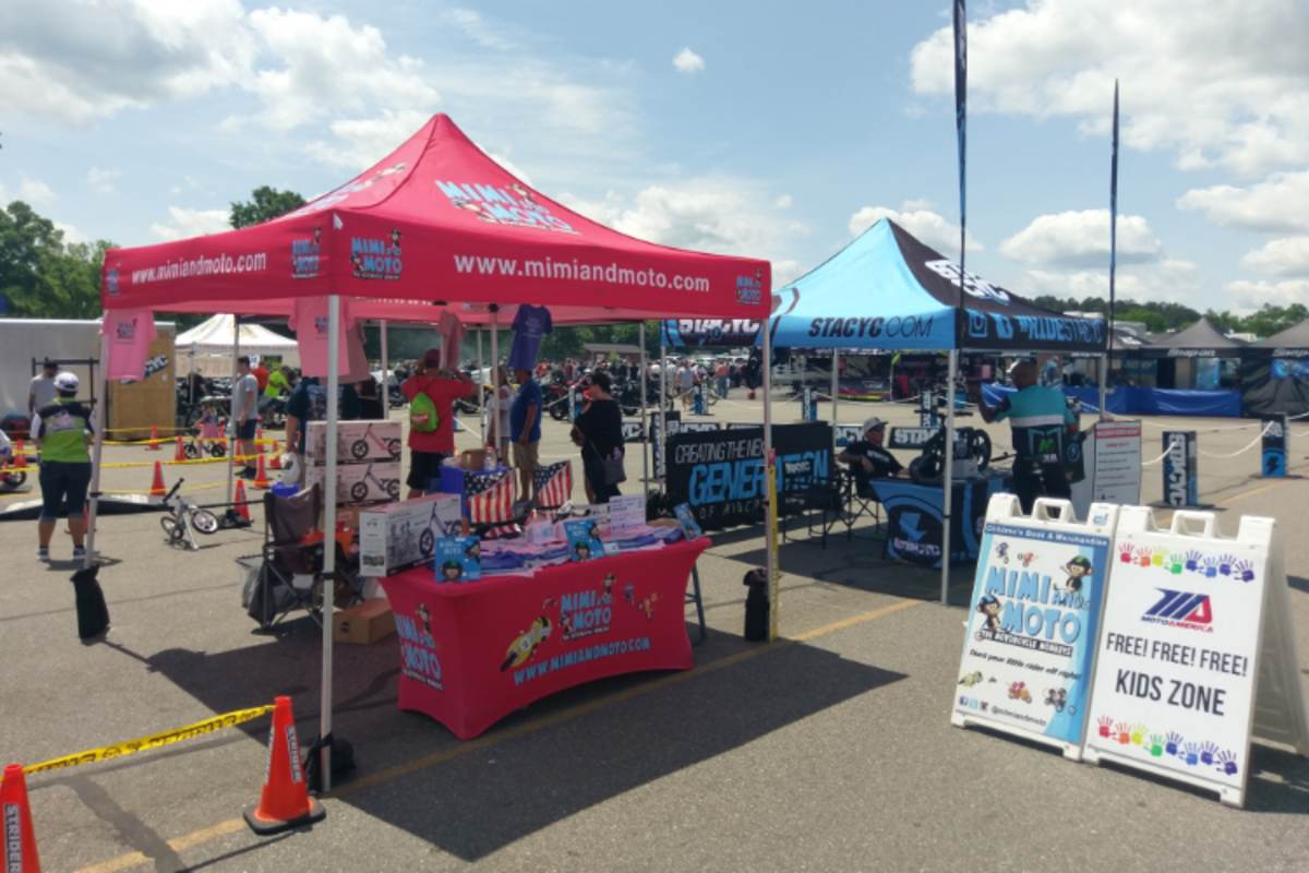 In MotoAmerica gibt es eine Kids Zone