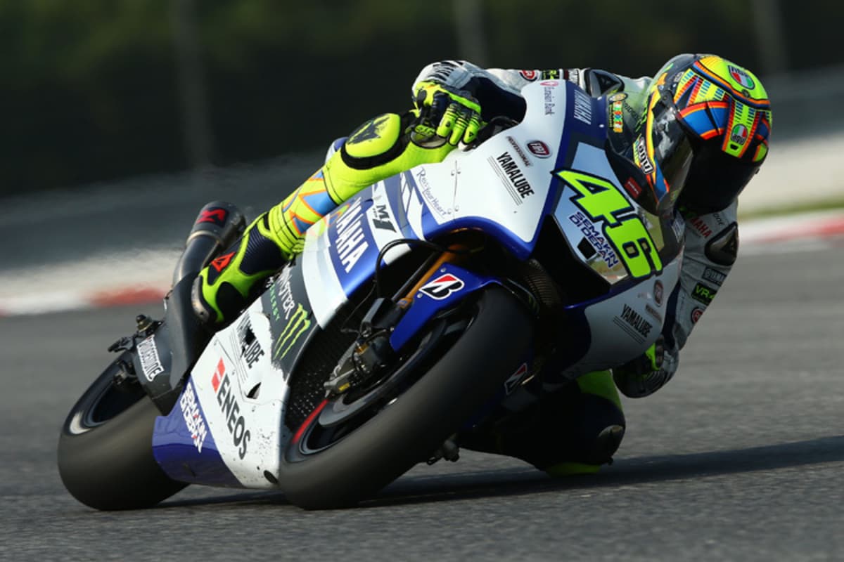 Valentino Rossi (2.) gehört wieder zu den Besten