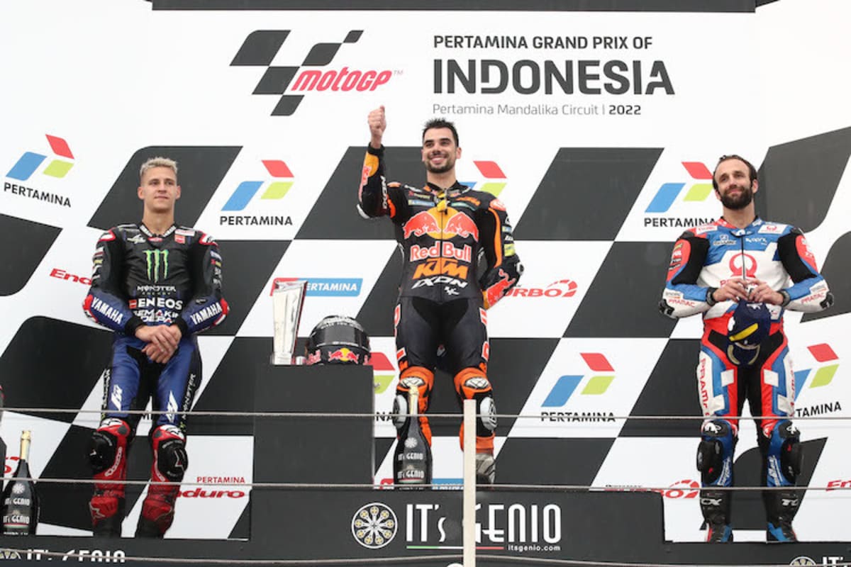 Quartararo, Oliveira, Zarco