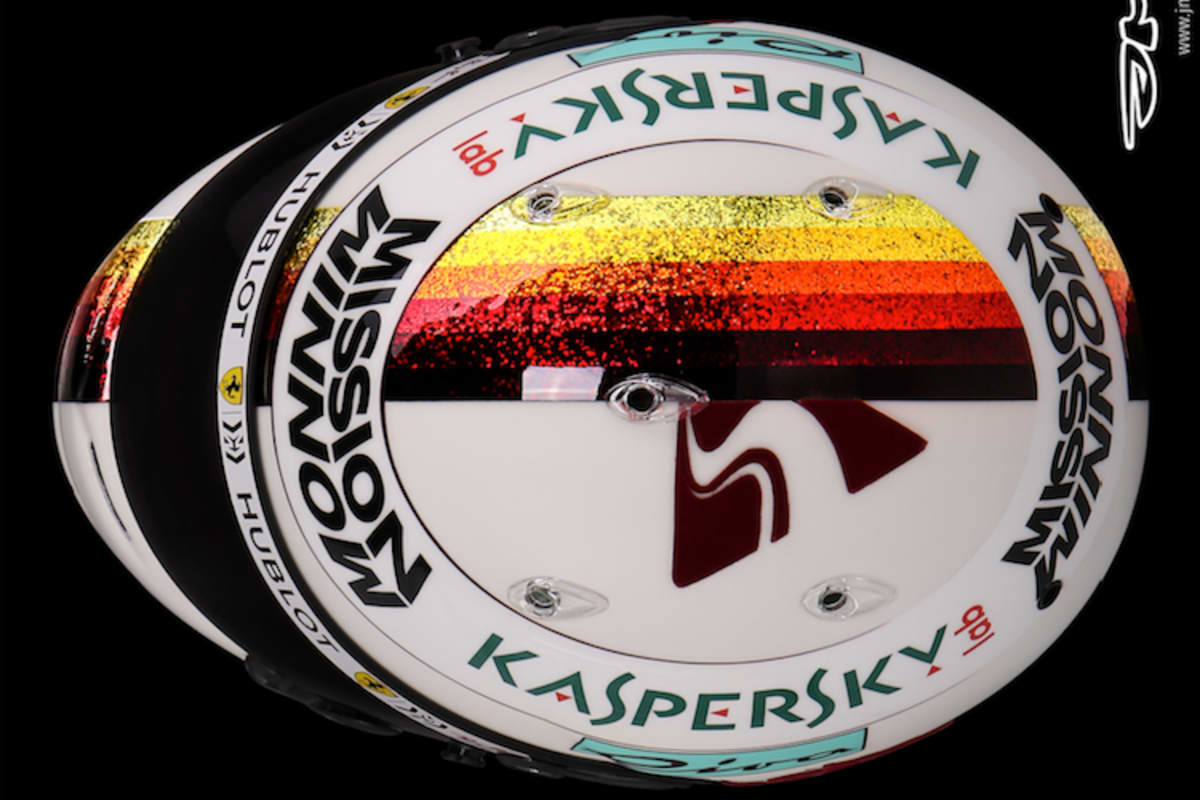 Der Kopfschutz für Brasilien von oben