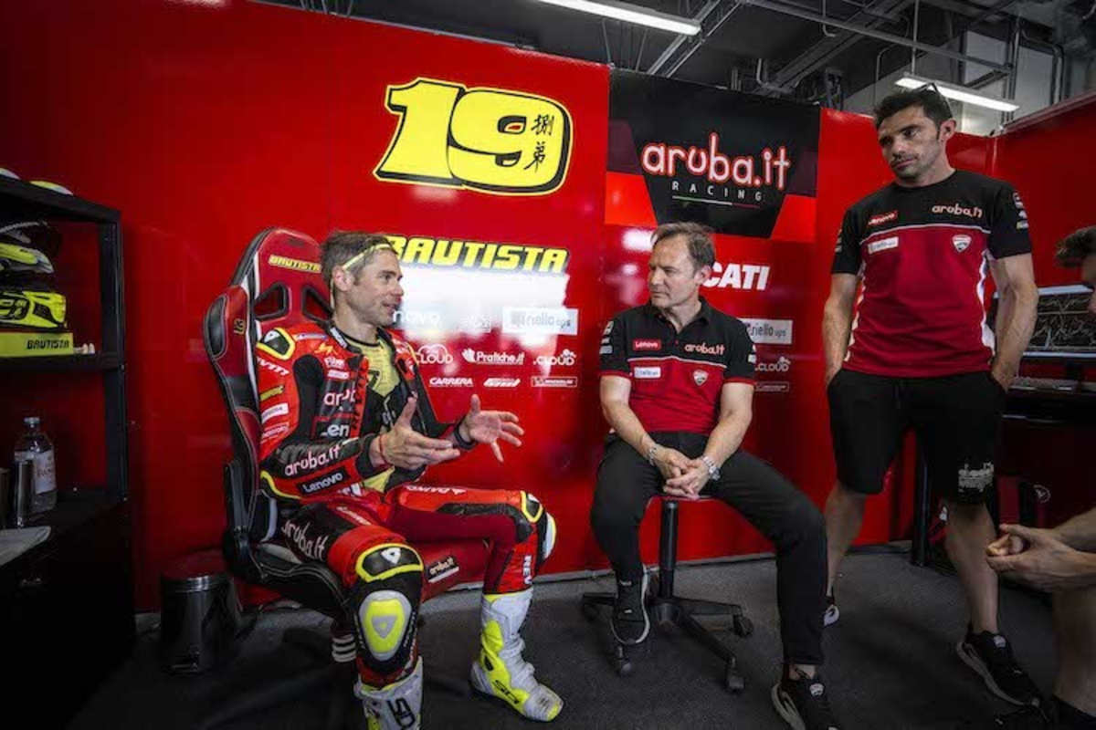 Alvaro Bautistas MotoGP-Test in Misano