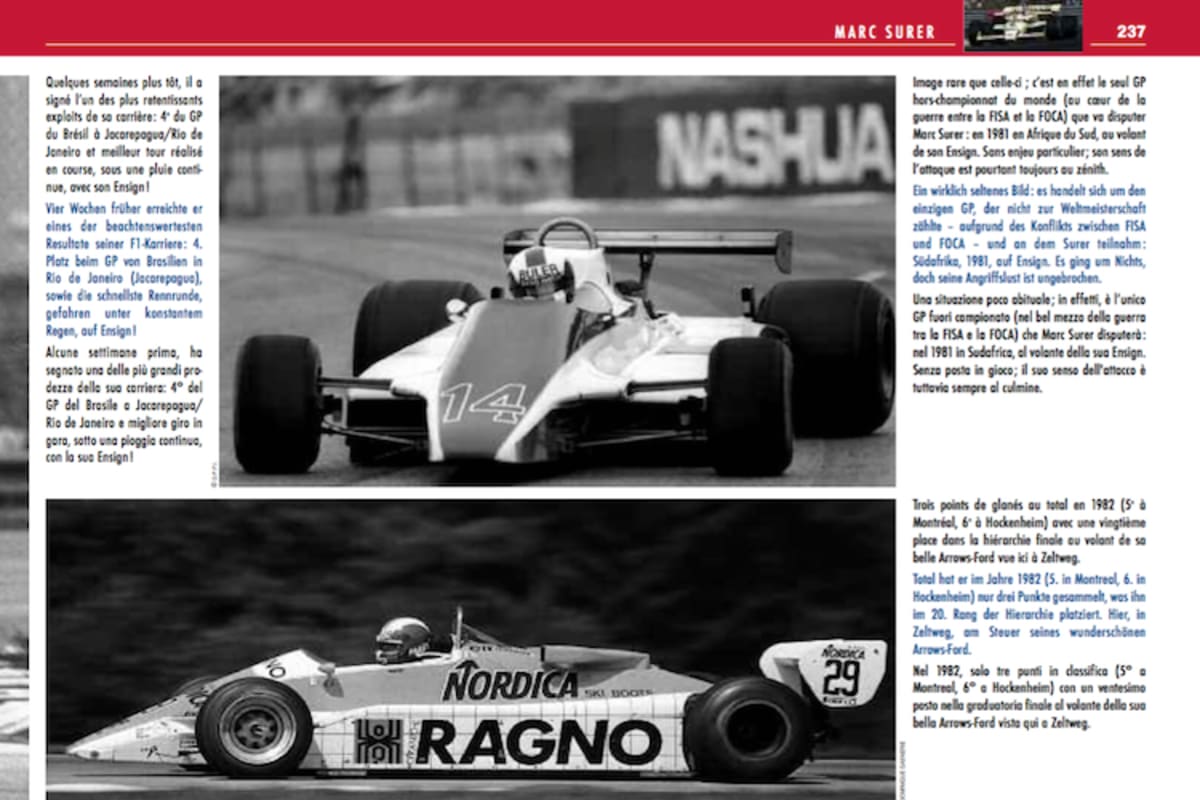 Auch über Marc Surer wird ausgiebig gesprochen