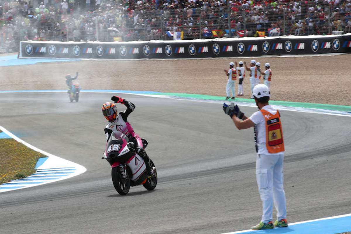 Ivan Ortola gewinnt das Rennen