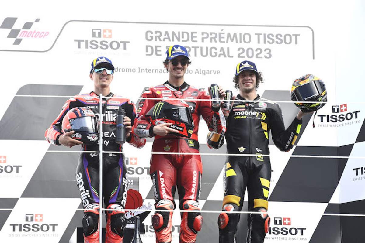 Vinales, Bagnaia, Bezzecchi