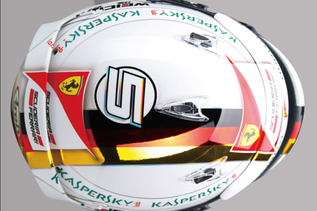 Der neue Helm von oben