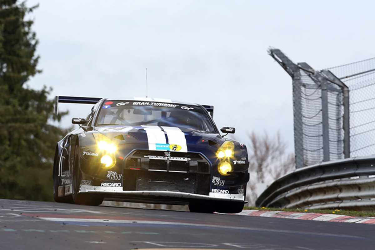 Der dritte Nissan GT-R im Bunde, das Auto von Schulze Motorsport