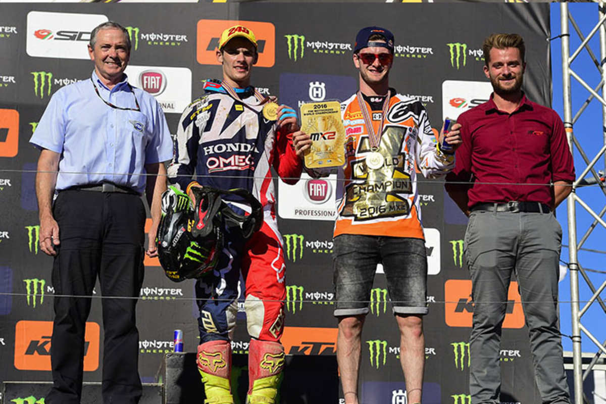 Tim Gajser und Jeffrey Herlings gewinnen die Motocross-Weltmeisterschaften 2016